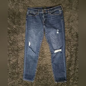 Banana Republic | Dark Wash Distressed Skinny Jean's Sz 30